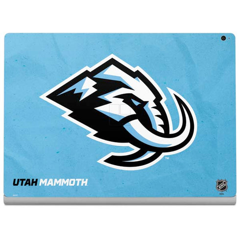 NHL Utah Mammoth Distressed Blue Surface Book 2 15in Skin